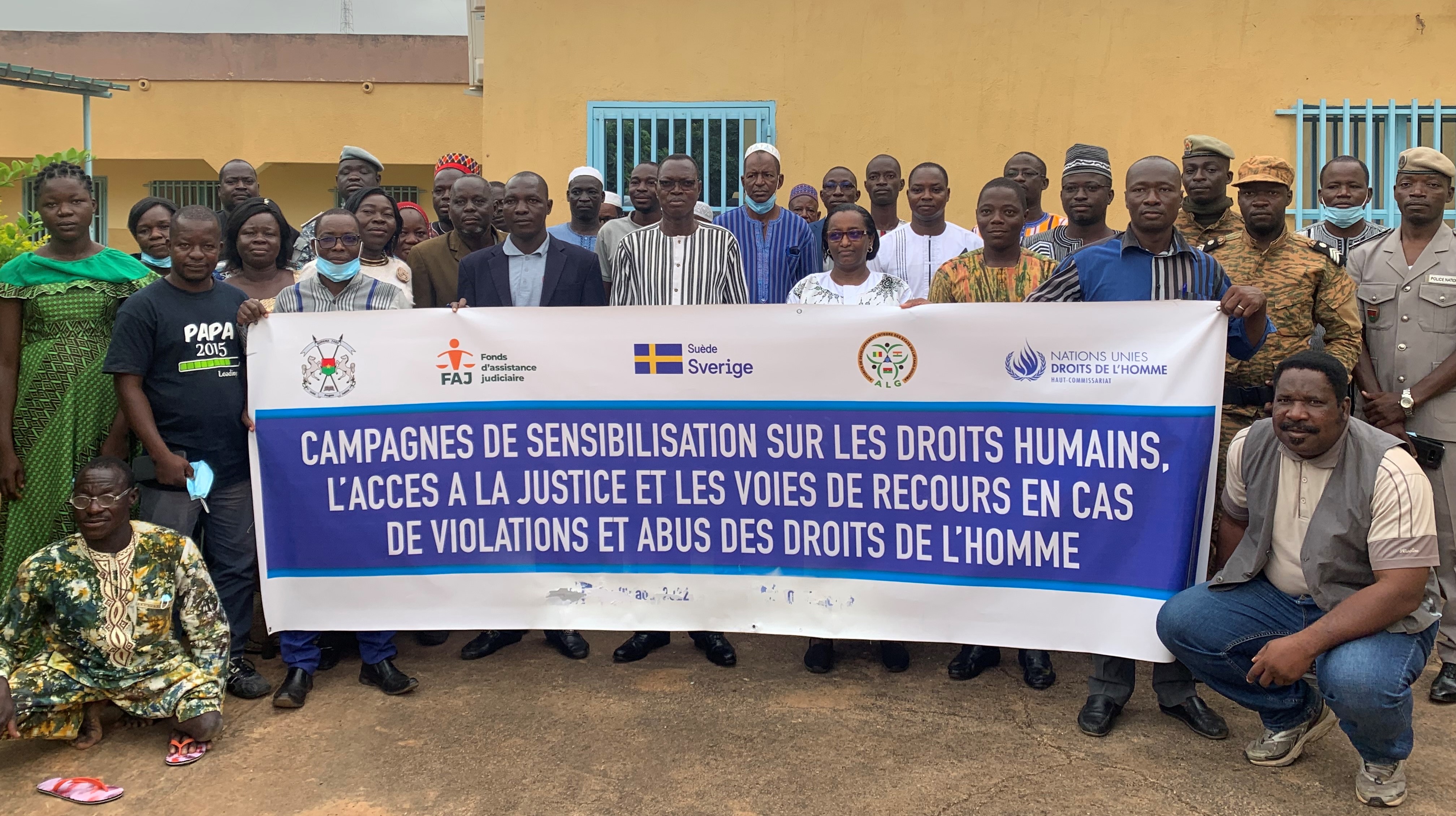 Burkina Faso - Paix et Sécurité : session de sensibilisation sur les Droits humains, l'accès à la justice et les voies de recours en cas de violations ou abus à Ziniaré