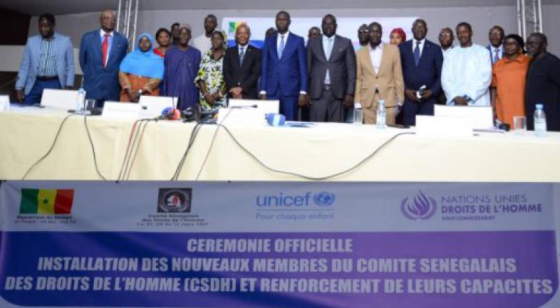 Droits de l’Homme au Sénégal : le ministre de la Justice, Ismaila Madior Fall, procède à l’installation des nouveaux membres du comité Sénégalais des Droits de l’Homme